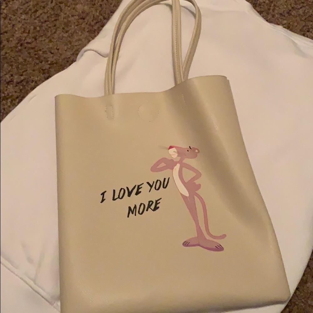 Cute leather shoulder bag